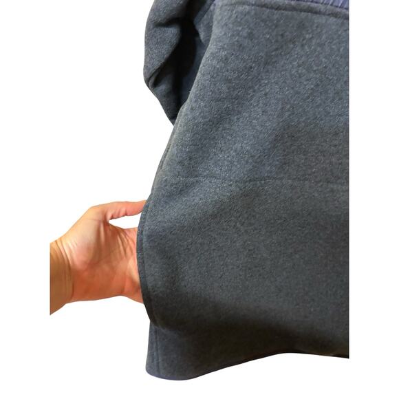 Footjoy Navy Sweater Fleece 1/4 Zip Pullover Kanagaroo Pocket Jacket #25161 -XL - Picture 4 of 8